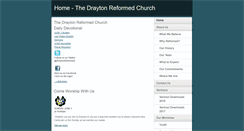 Desktop Screenshot of draytonreformed.org