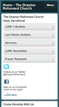 Mobile Screenshot of draytonreformed.org
